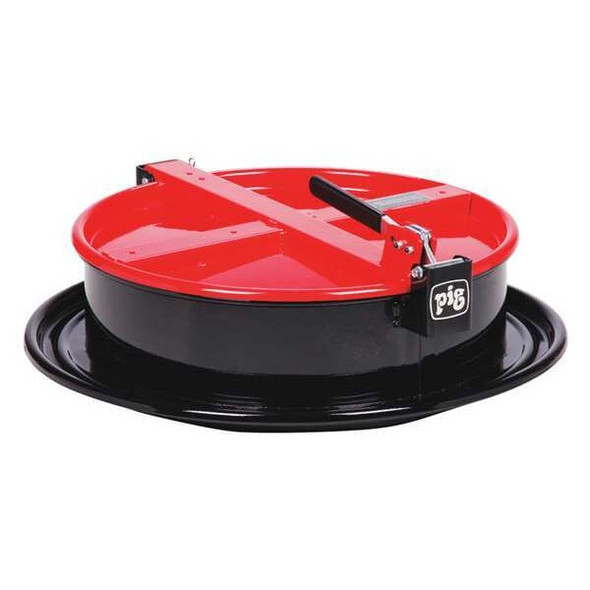 Pig Drum Funnel,Steel,6-3/4 in. H,Red DRM1212-RD