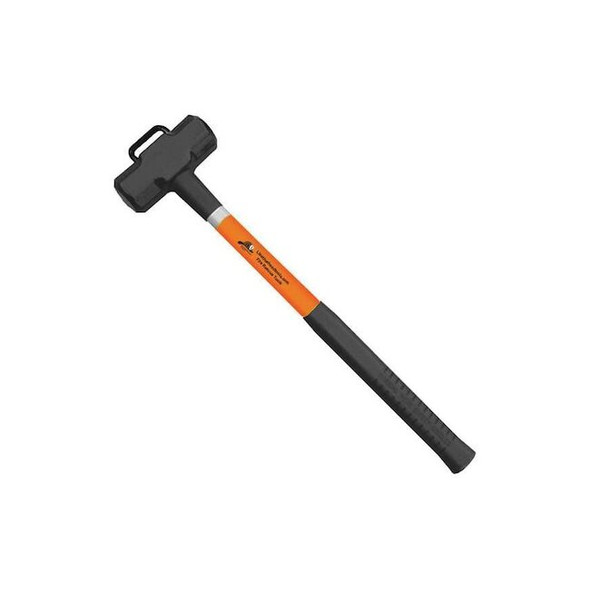 Sledge Hammer, 24" Orange Fiberglass Handle, 8 lb. Head