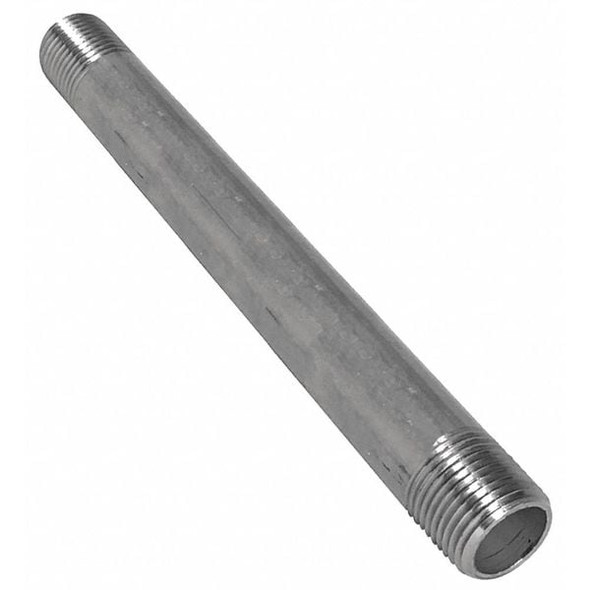 Manufacturer Varies Pipe,1-1/2 In,Thrd Both Ends,10 ft.,304 T4BNH24