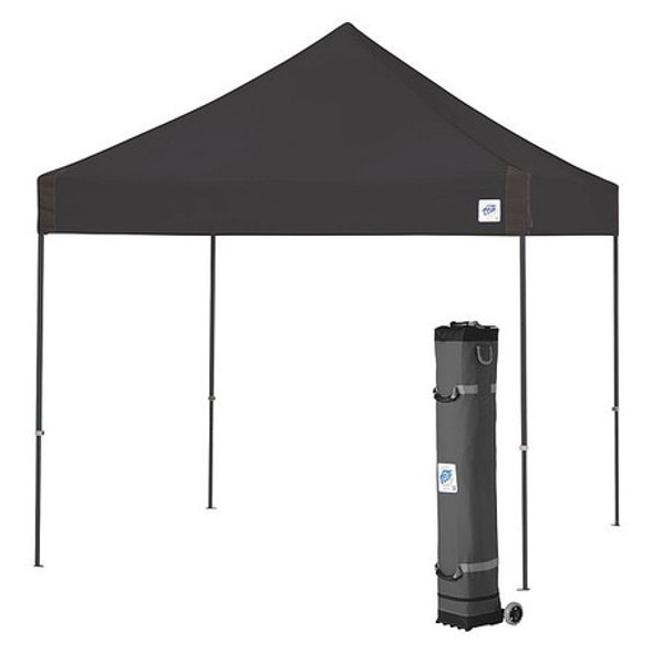 E-Z Up Vantage Shelter,10x10 Ft.,Gray Frame,Bla VG3SG10BK