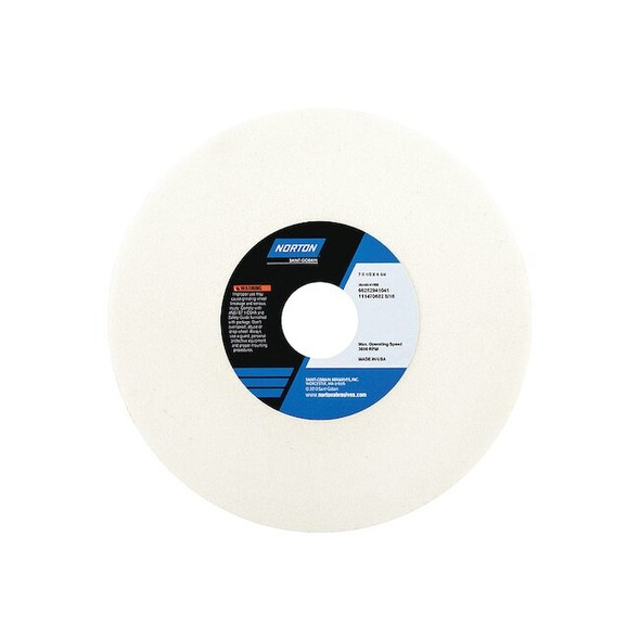 Norton Abrasives Grinding Wheel, T1, 7x1/2x1.25, AO, 46G, PK5 66252941024