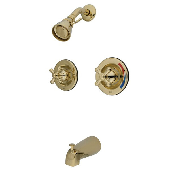 Kingston Brass KB662AX Twin Handles Tub Shower Faucet P KB662AX