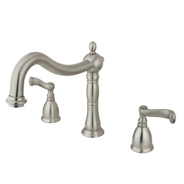 Kingston Brass KS1348FL Roman Tub Filler,w/Fl Handle KS1348FL