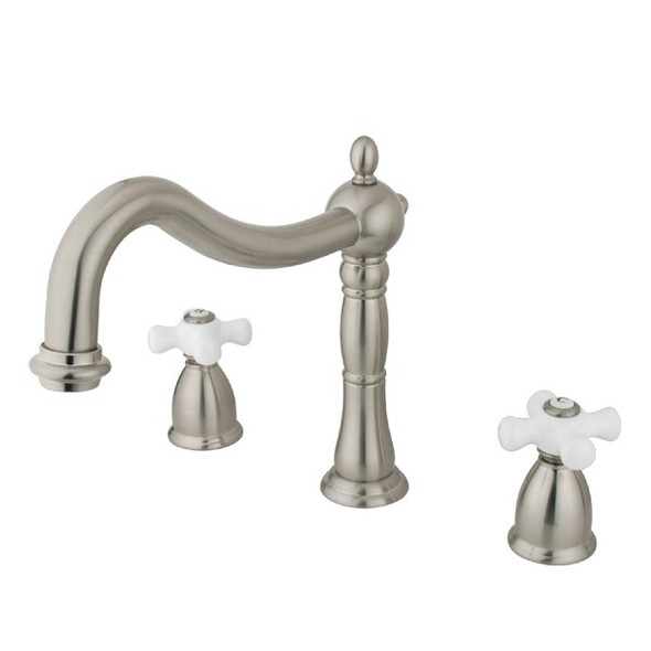 Kingston Brass KS1348PX Roman Tub Filler,w/Porcelain KS1348PX
