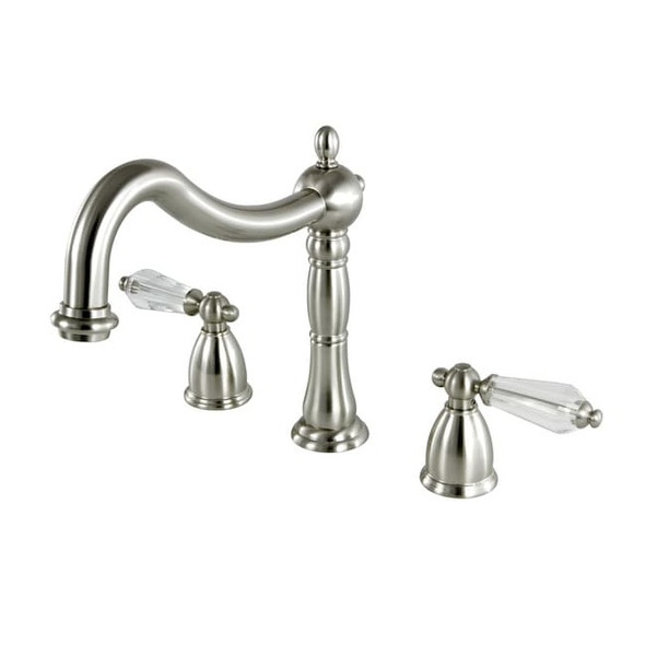 Kingston Brass KS1348WLL Roman Tub Filler with Cross Handle KS1348WLL