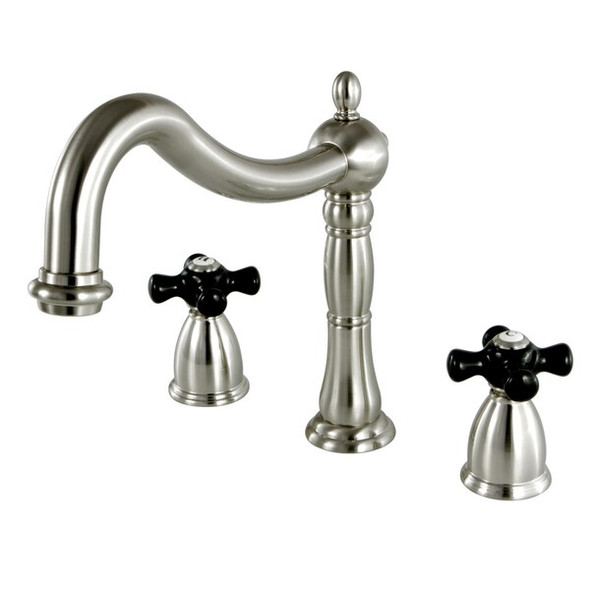Kingston Brass KS1348PKX Roman Tub Filler,w/Cross Ha KS1348PKX