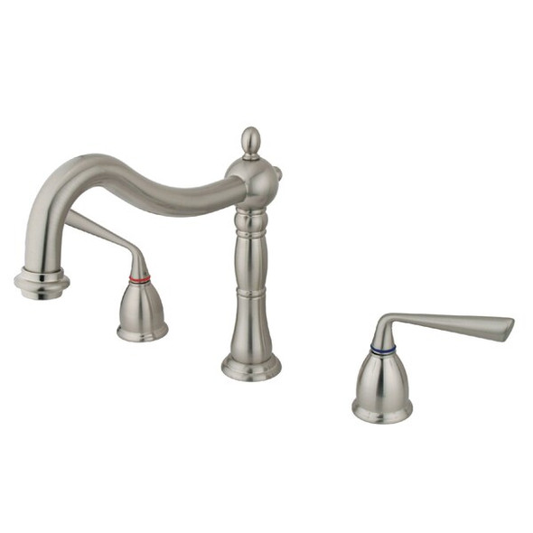 Kingston Brass KS1348ZL Roman Tub Filler,w/Zl Handle KS1348ZL