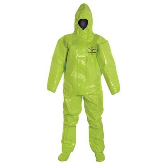 Dupont Coveralls,2XL,Ylw,Tychem 10000,PK2 TK128TLY2X000200
