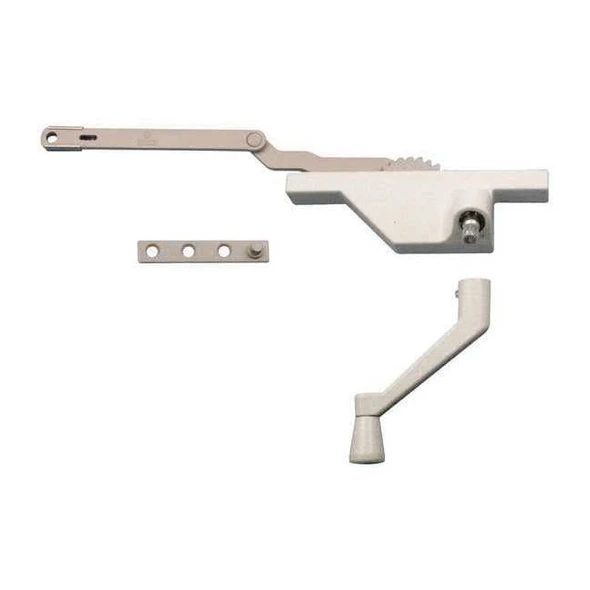 Dual Pull Lever Operator with Bracket, White (Single Pack)