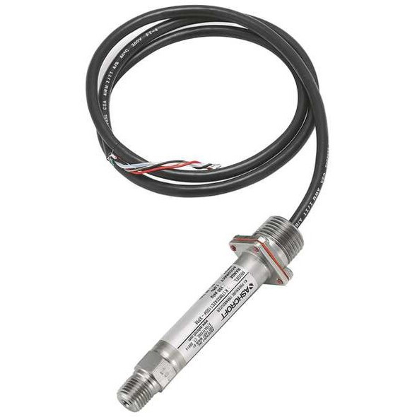 Ashcroft Pressure Transmitter,0 to 300 psi,1/4 in K17MO242C1300#XFM