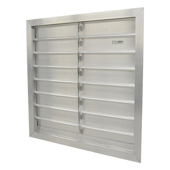 Canarm Manual Damper,Aluminum,Square SR3236X36