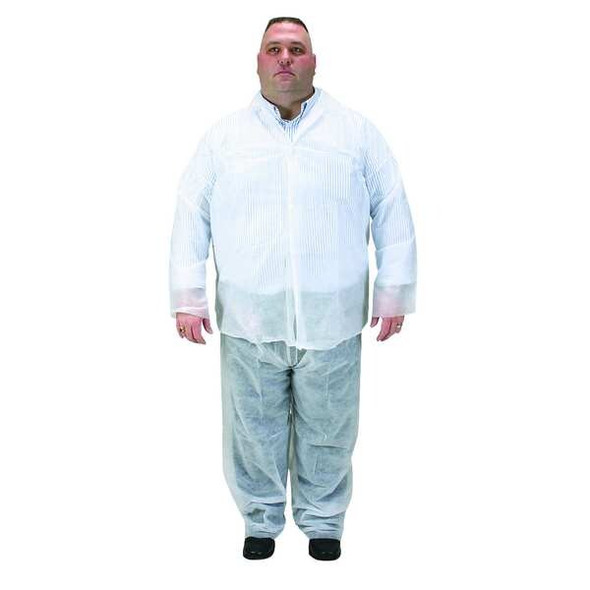 Condor Disposable Shirt,4XL,Snap,PK25 2KTR3