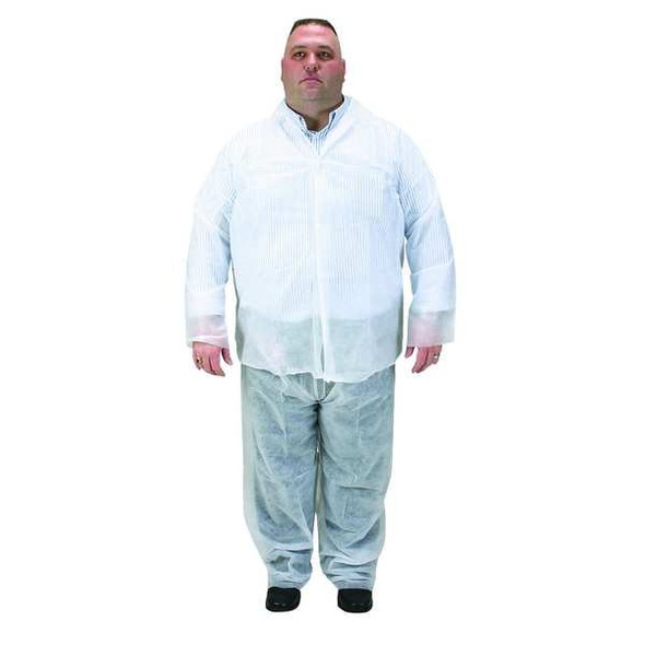 Condor Disposable Shirt,4XL,Snap,PK25 2KTR3 Condor Disposable Shirt,4XL,Snap,PK25 2KTR3