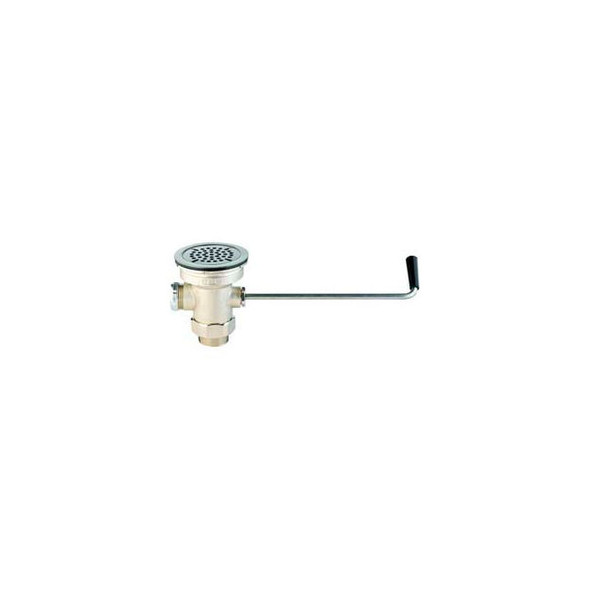 T&S Brass B-3950 Waste Valve w/ Twist Handle-Male