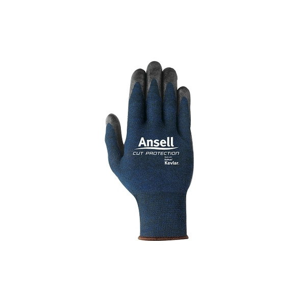 97-505 Cut Resistant Gloves, Medium, Black/Blue