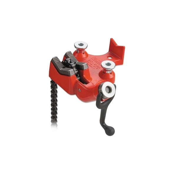 Top Screw Bench Chain Vise, BC510A, 1/8 in to 5 in Pipe Cap