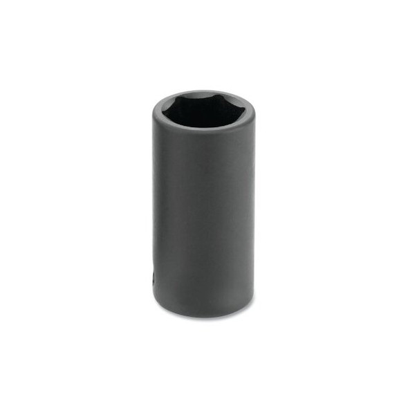 Impact Socket, 3/8 in Drive Size, 5/16 in Socket Size, Hex, 6-point, Standard Length