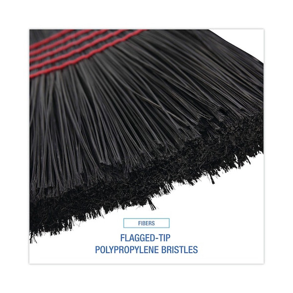 Unisan Flag Tip Push Broom,42",Handle,PK12 UNS 930BP