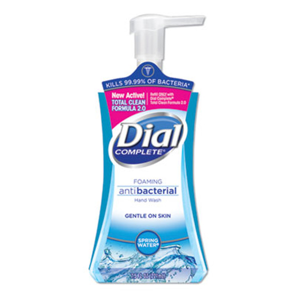 Dial® Antibacterial Foaming Hand Wash, Spring Water Scent, 7.5 oz 1700005401