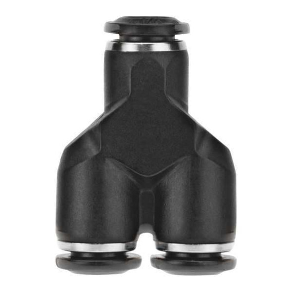 Aignep Usa Union Tee,Composite,51/64" Hex,14mm Tube 55222-14-3/8