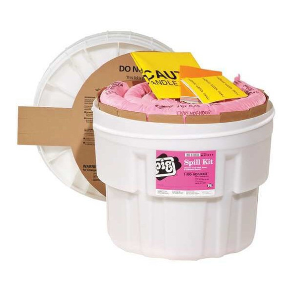 Pig Spill Kit, Chem/Hazmat, White KIT311