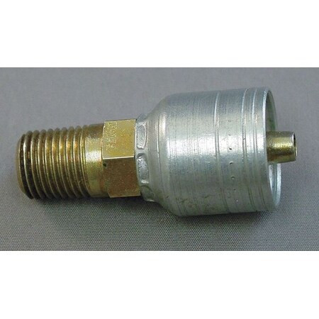 Eaton Aeroquip Fitting, BSPP,Straight,3/8,R 3/8 In-19 1A6BT6