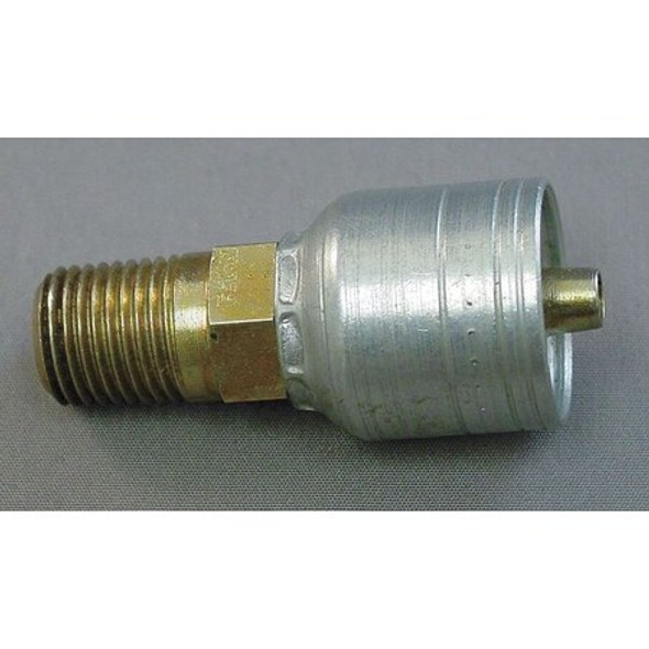 Eaton Aeroquip Fitting, BSPP,Straight,3/8,R 3/8 In-19 1A6BT6
