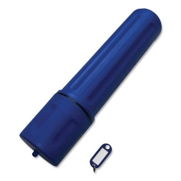 Rod Storage Tube, 10 lb Capacity, High Impact Polyethylene, 14 in L, Blue Rod Storage Tube, 10 lb Capacity, High Impact Polyethylene, 14 in L, Blue