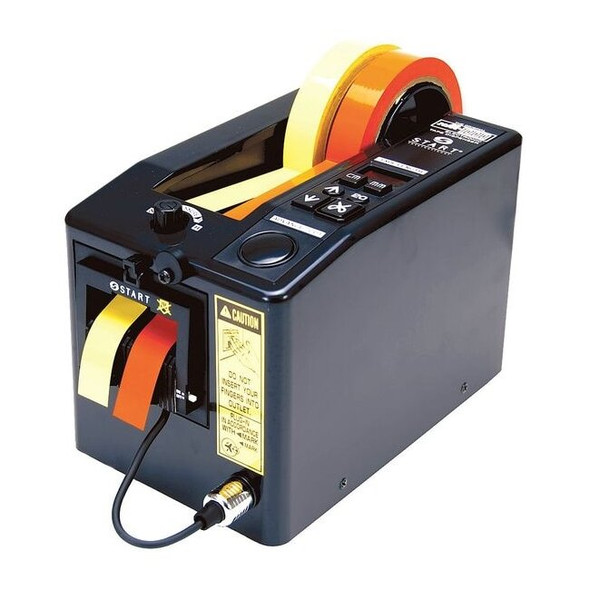 Tape Dispenser, 2 in Max. Tape Width. 7 in Tape Core Dia, Black