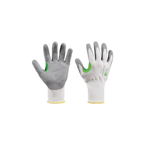CoreShield™ A4/D Coated Cut Resistant Gloves, 6/XS, HPPE/Basalt, Nitrile Micro-Foam, 13 ga, Grey