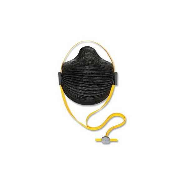 M Series Black Disposable Respirator, M/L, Black, Full Foam Face Seal