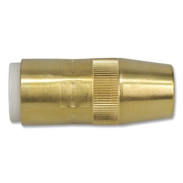 Centerfire™ Style MIG Gun Nozzle, 5/8 in Bore, 1/8 in Recess, Brass Centerfire™ Style MIG Gun Nozzle, 5/8 in Bore, 1/8 in Recess, Brass