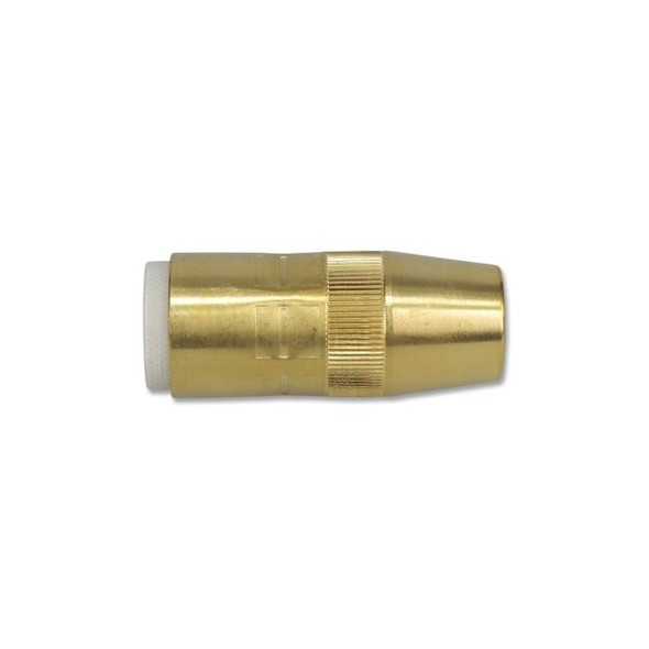 Centerfire™ Style MIG Gun Nozzle, 5/8 in Bore, 1/8 in Recess, Brass