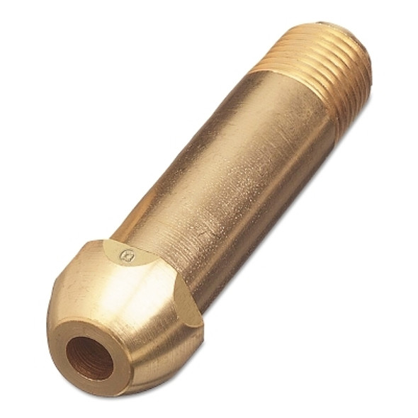 Regulator Inlet Nipples, 4", Brass, CGA-580; CGA-510; CGA-590