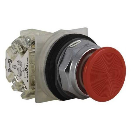 Schneider Electric Push Button Operator, 30 mm, SPDT, Red 9001KR4RH13