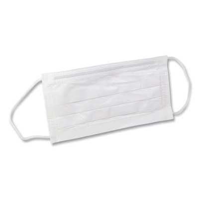 Kimtech™ M3 Sterile Face Mask, Cleanroom, Earloops, One Size, White, 3-Ply