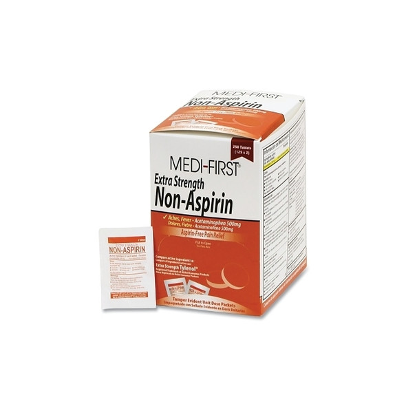 Extra Strength Non-Aspirin Pain Reliever, Unflavored, Acetaminophen