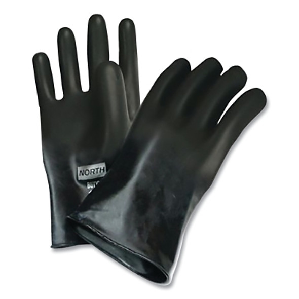 Butyl B161 Chemical Resistant Gloves, Size 11, Black, 16 ga, 11 in Length Butyl B161 Chemical Resistant Gloves, Size 11, Black, 16 ga, 11 in Length
