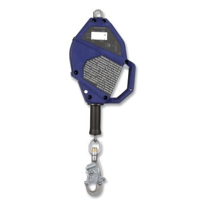 Smart Lock Self Retracting Lifeline, 25 ft, Stainless Steel, Snap hook