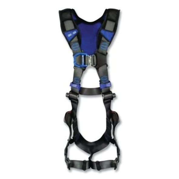 ExoFit™ X300 X-Style Climbing Vest Safety Harness, Back/Front D-Rings, XL/2XL, Auto-Locking QC/Revolver ExoFit™ X300 X-Style Climbing Vest Safety Harness, Back/Front D-Rings, XL/2XL, Auto-Locking QC/Revolver