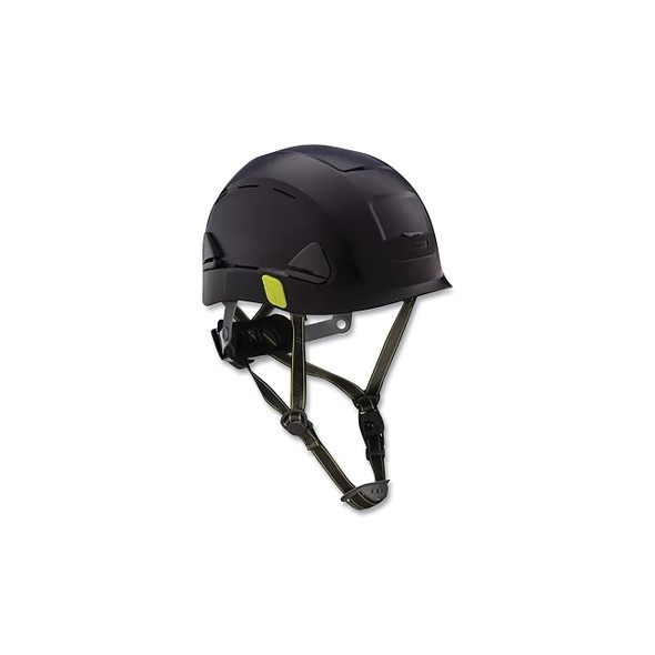 Fibre-Metal Climbing Style Safety Helmet, Type II, Dual Locking Rachet Suspension, Vented, Black