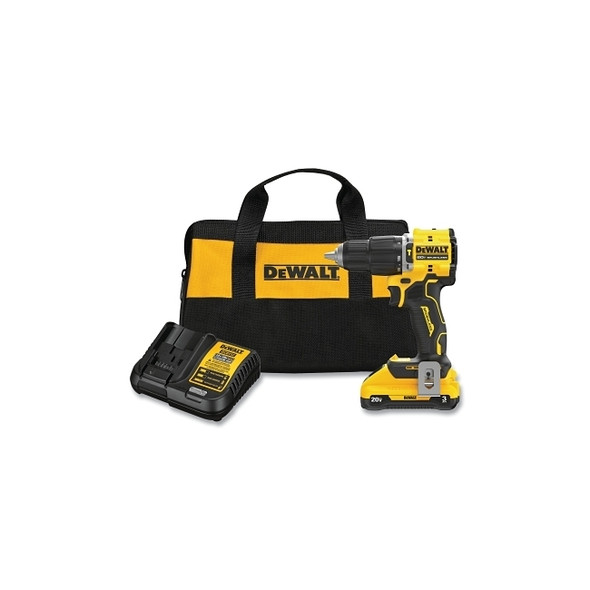 ATOMIC™ 20V MAX* Brushless Cordless Hammer Drill, 1/2 in, Up to 1650 RPM, Kit Includes Battery/Charger/Belt Hook/Bag