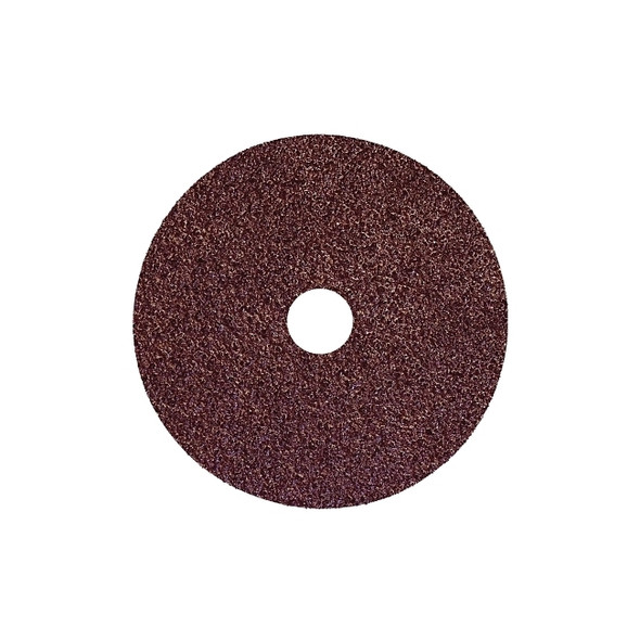 Resin Fiber Disc, Aluminum Oxide, 5 in dia, 7/8 in arbor, 36 Grit, Arbor Hole Mounting