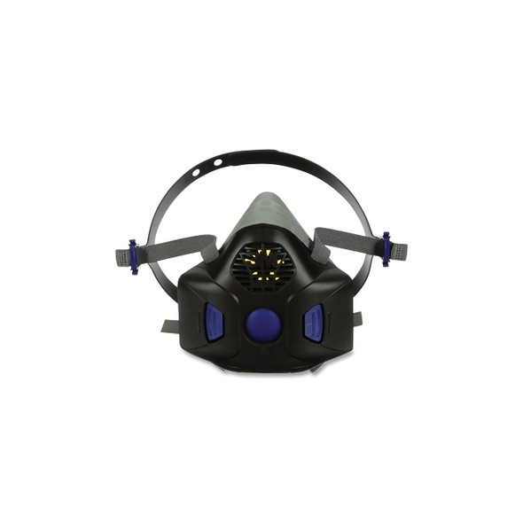 Secure Click™ Half Facepiece Reusable Respirator, Small, Gas/Vapor, with Speaking Diaphragm, Silicone/Nylon