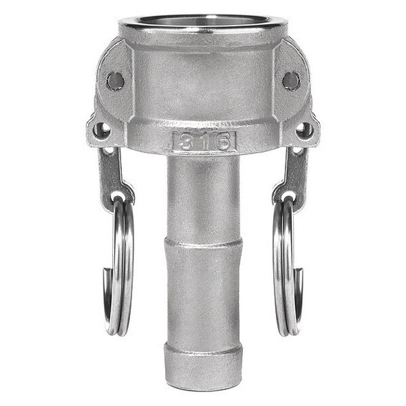 Usa Industrials Cam and Groove Coupling,1-1/4",304 SS BULK-CGF-290