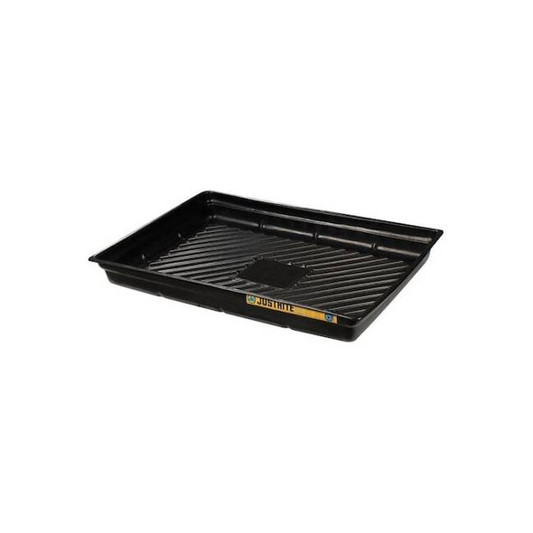 Justrite Spill Tray, 29 gal Spill Capacity, Polyethylene 28719