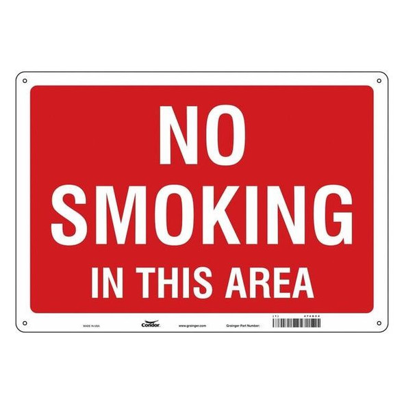 Safety Sign, 14 in H, 20 in W,  Horizontal Rectangle, English, 474G24