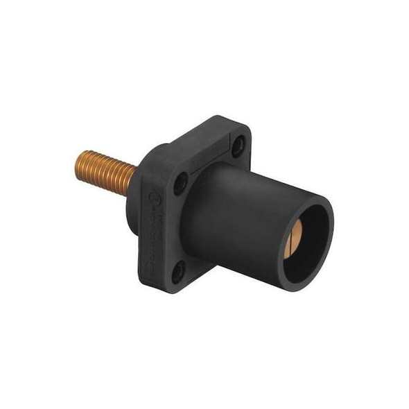 Hubbell Wiring Device-Kellems Recpt,Brown,Male,Stud Terminals,400 A HBLMRSCBN