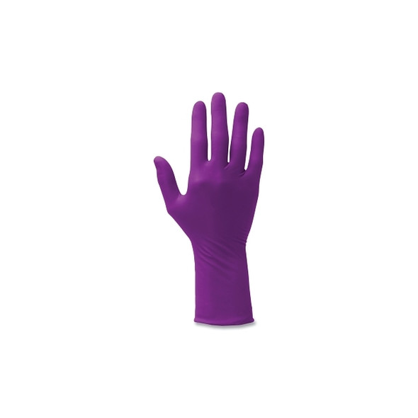 Polaris™ Xtra Nitrile Exam Gloves, Extended Cuff, X-Large, Dark Magenta Pack of 10