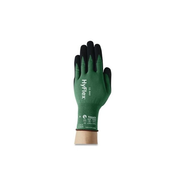 11-842 Multi-Purpose Gloves, 6, Green/Black Pack of 12